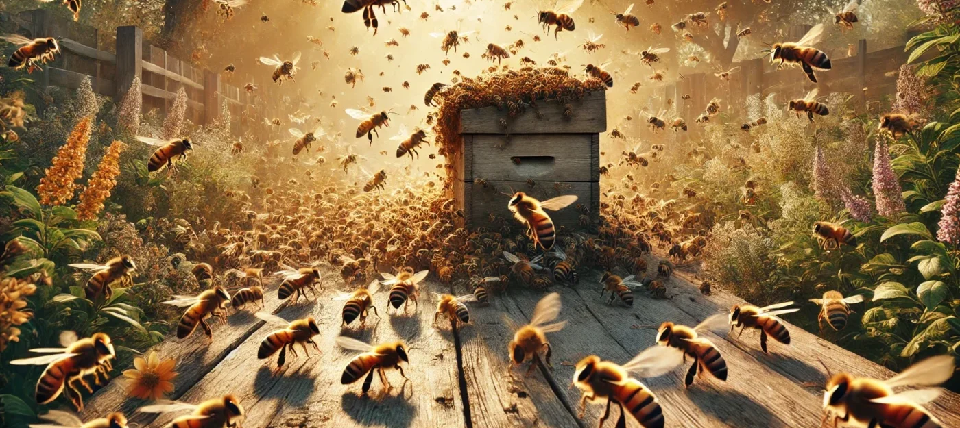 Featured image for “Roverij van honingbijen”